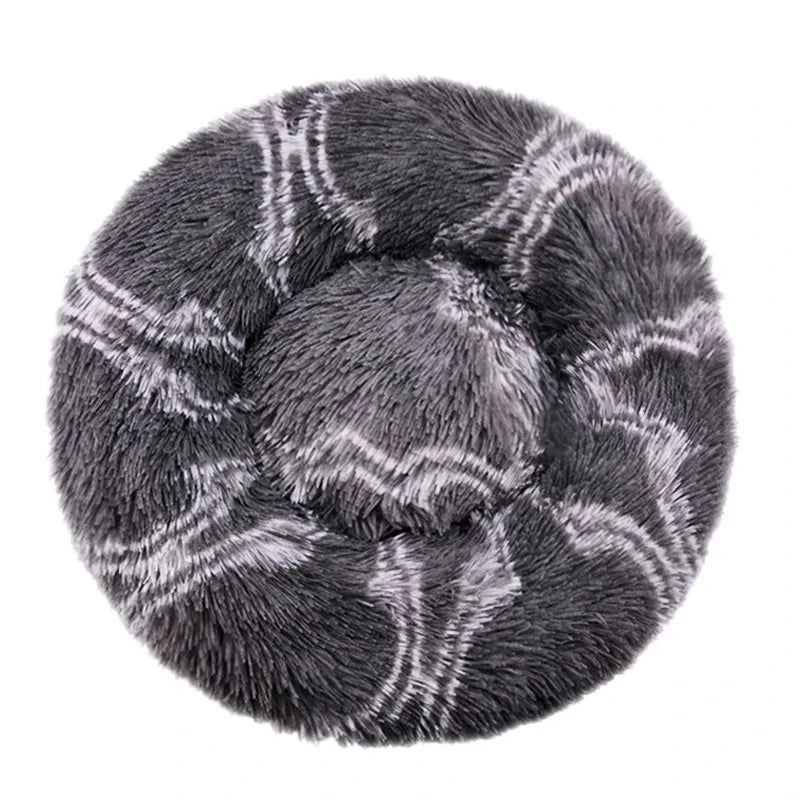 Plush Round Pet Bed
