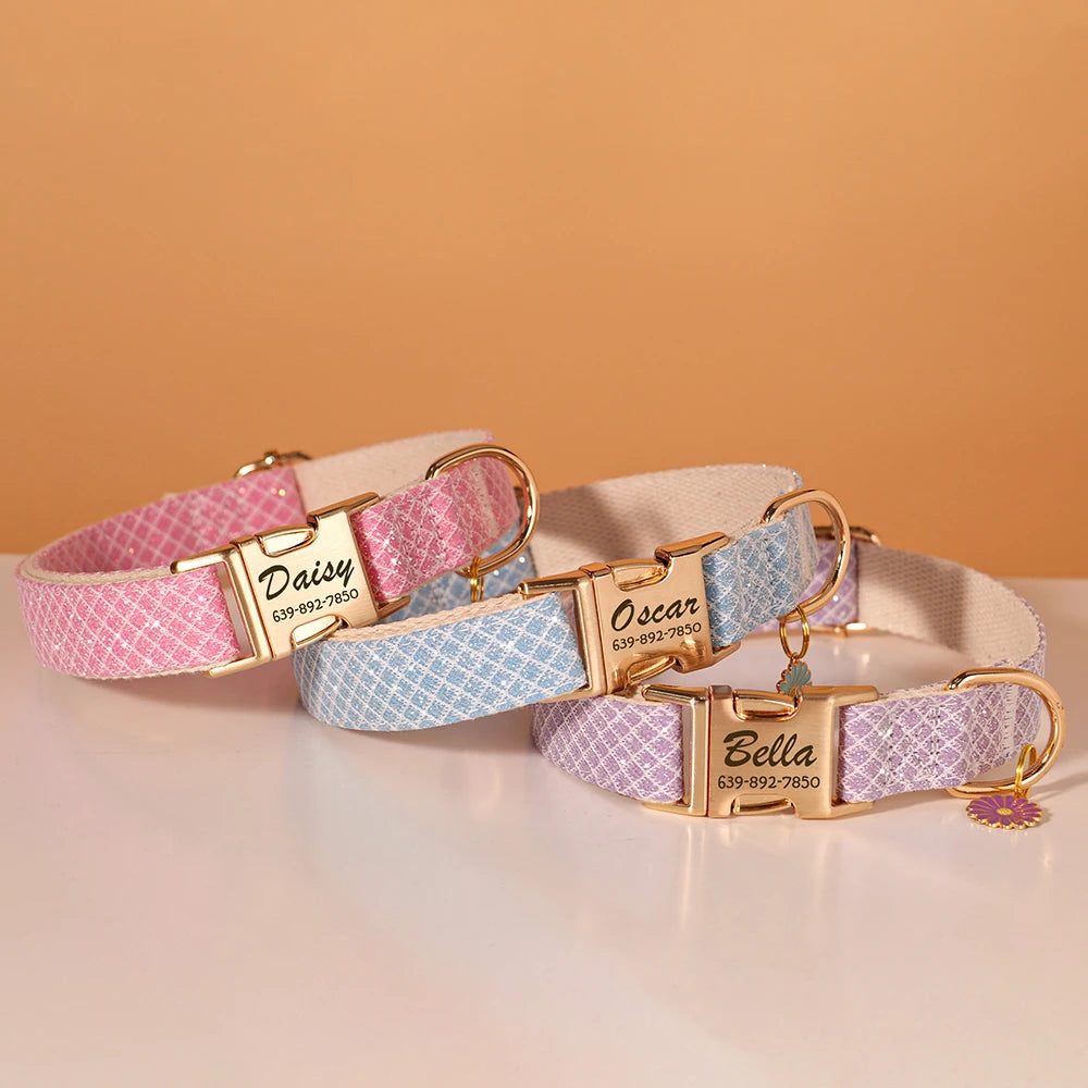 Bling Nylon Pet Collar