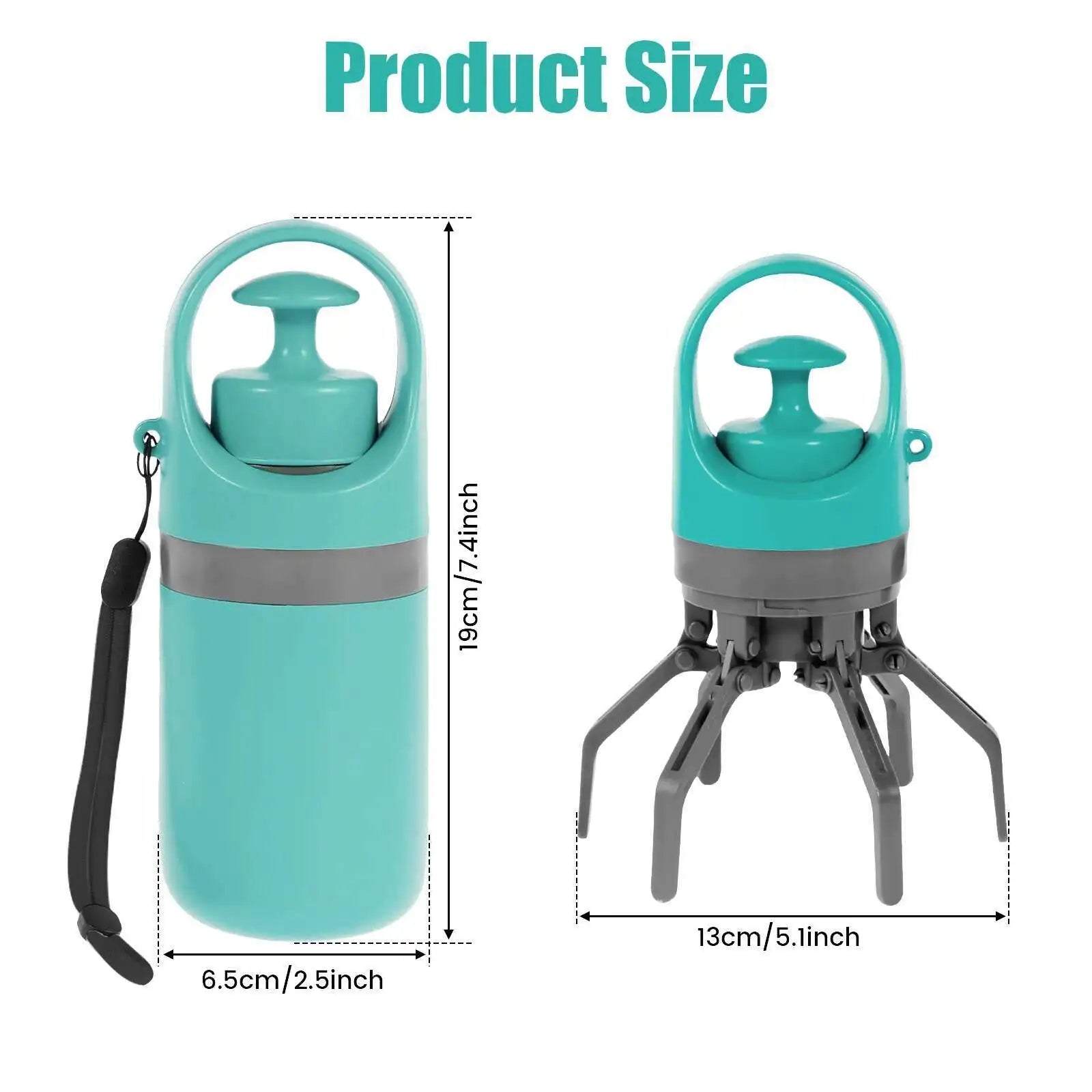 QuickPaw Pro Handheld No-Touch Poop Grabber
